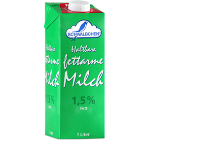 Schwalbchen Molkerei Haltbare Fettarme Milch 1 5 Fett